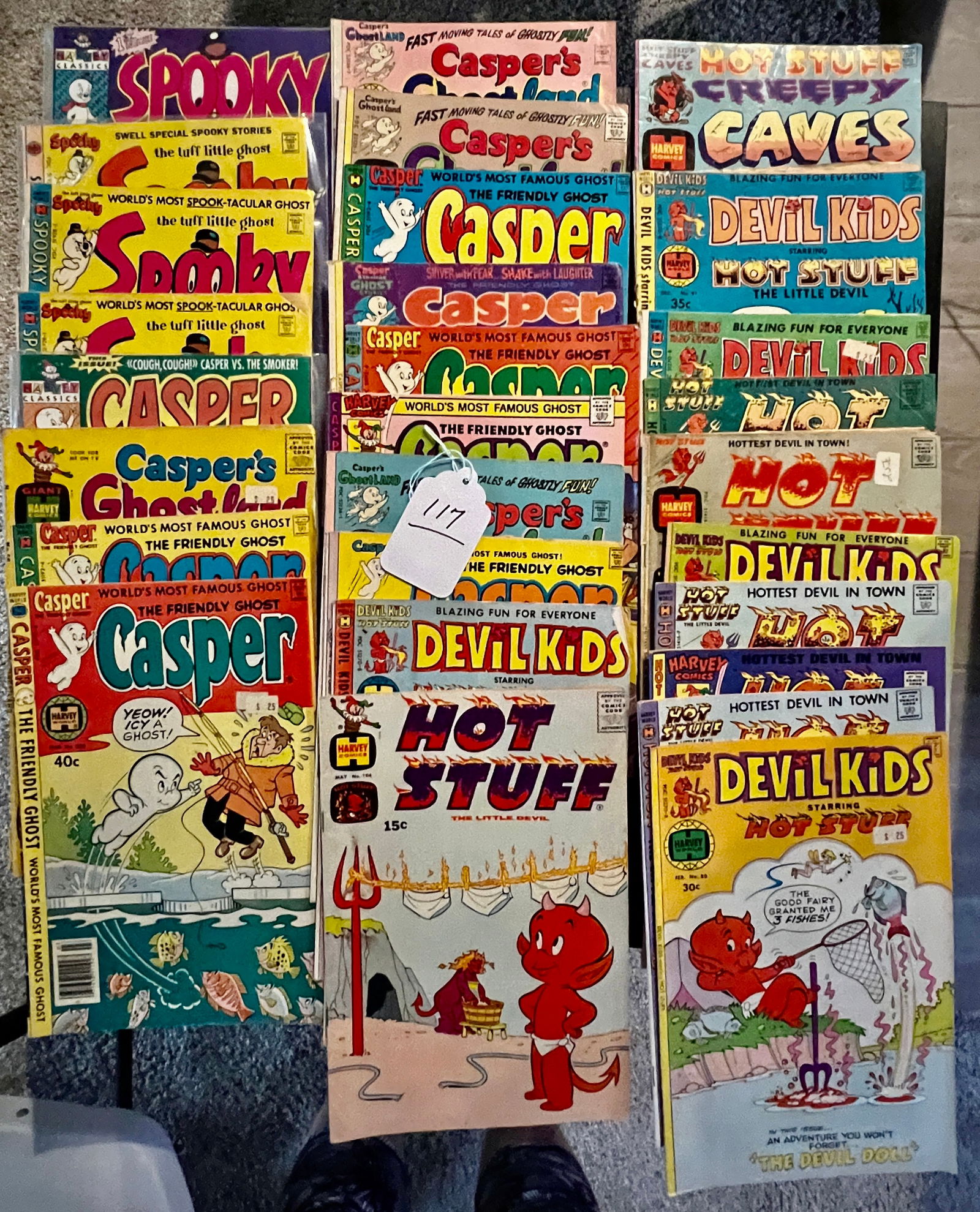 28 Issues of Casper & Hot Stuff Comics Mostly Harvey Comics (1 of 1)