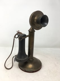 Brass Western Electric Candlestick Telephone