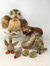 Lot of (7) Steiff Animals