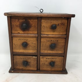 6-Drawer Spice Cabinet