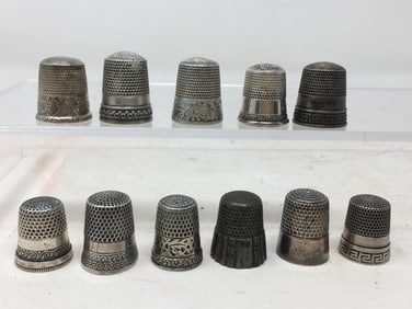 (11) Sterling Thimbles