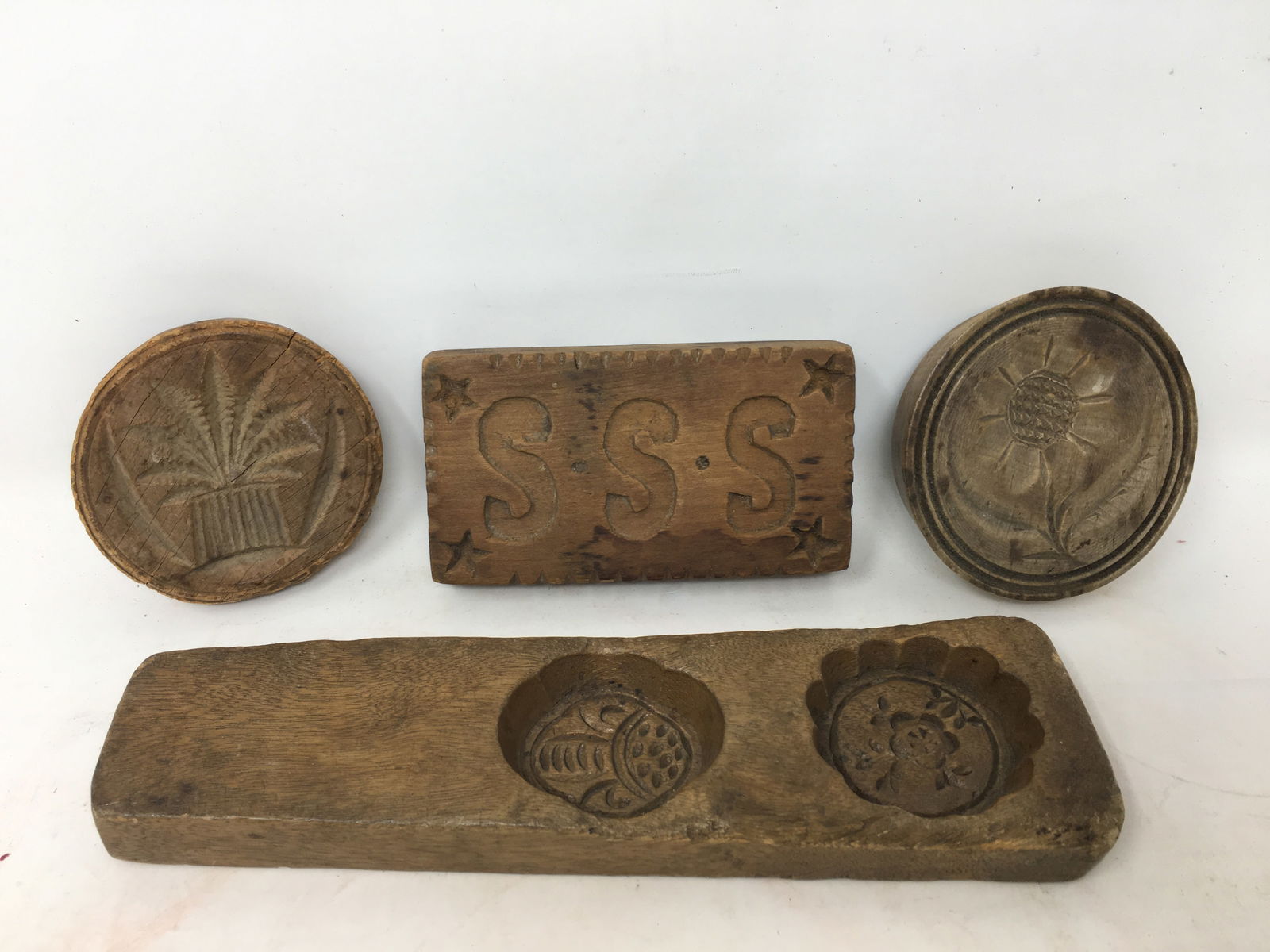 Wooden Butter Stamps, Gingerbread Mold (1 of 2)