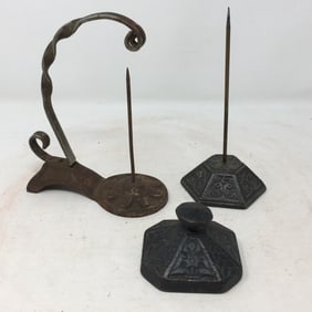 Cast Iron Paper & String Holders