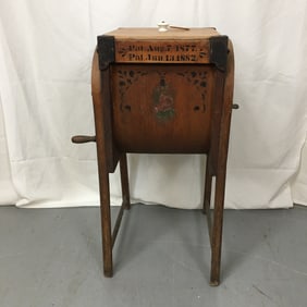 4 Gallon Bentwood Churn, M. Brown & Co.
