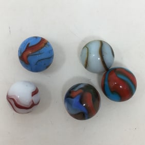 5 Vintage Marbles