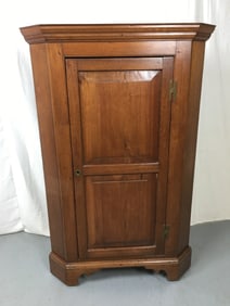 Diminutive Blind Front Antique Corner Cupboard