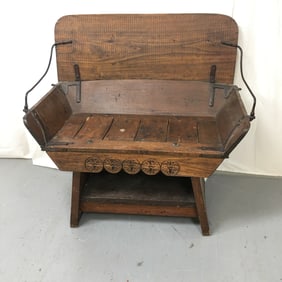 Antique Buggy Seat Bench