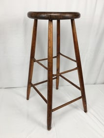 Tall Wooden Stool