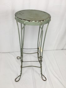 Ice Cream Parlor Tall Stool, Green Paint