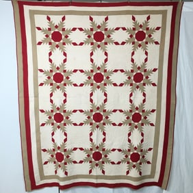 Antique Touching Stars Quilt