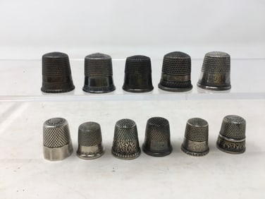(11) Sterling Thimbles