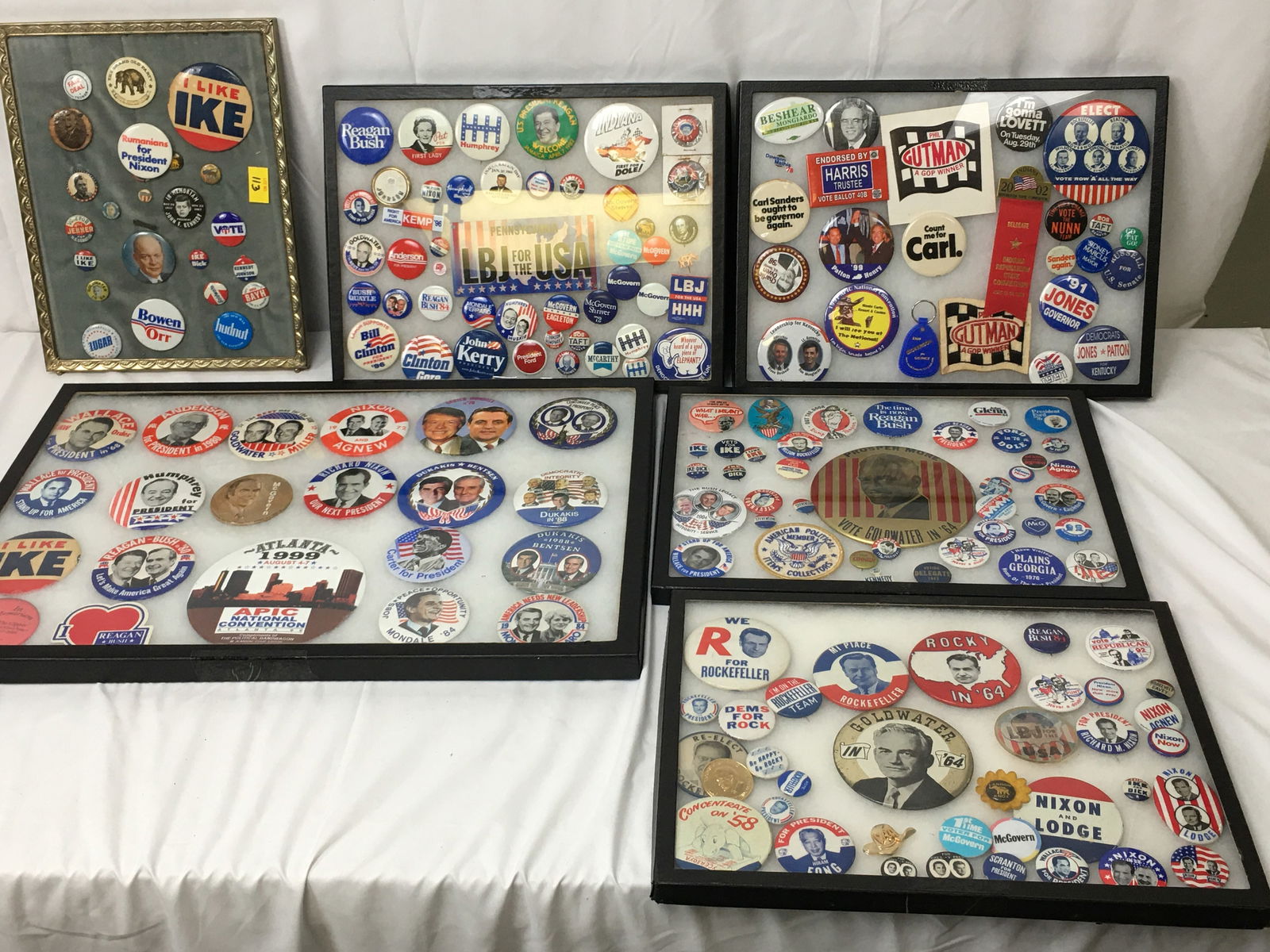 Collection of Political Pinback Buttons (1 of 7)