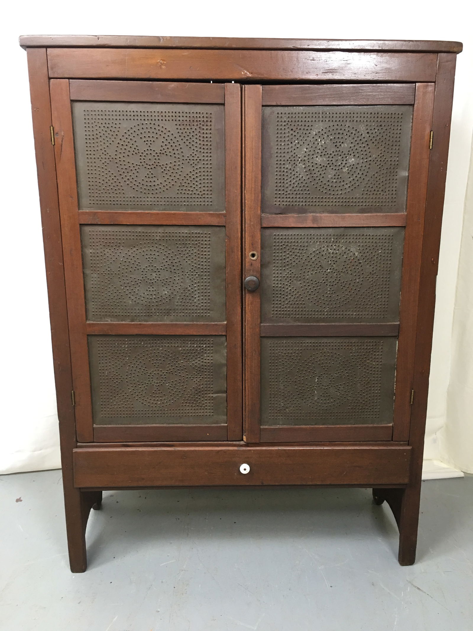 Primitive Punched Tin Pie Safe (1 of 5)