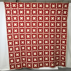 1889 "Chimney Sweep" Signature Quilt