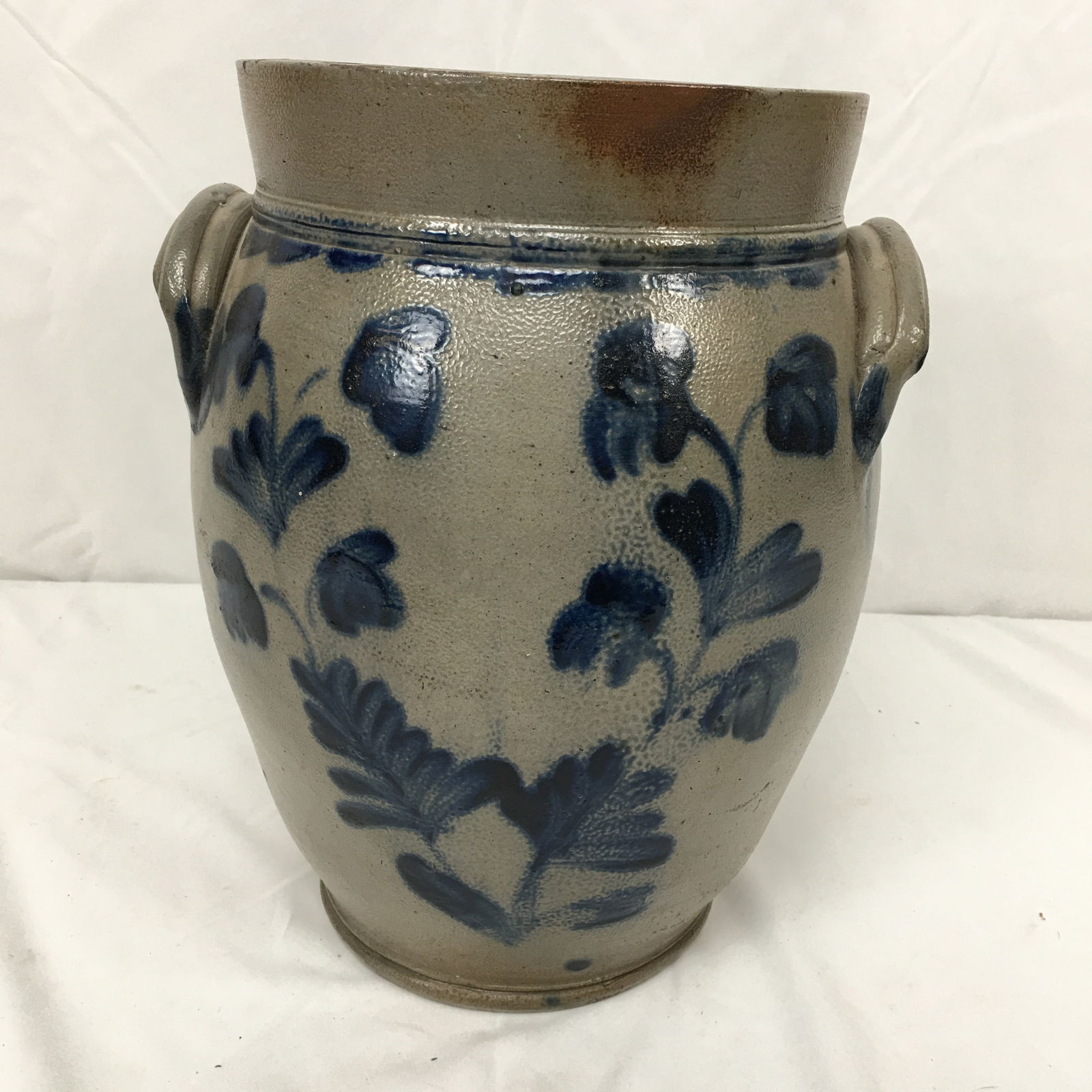 2 Gallon Cobalt Stoneware Jar, Attr. Remmey (1 of 7)