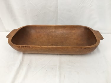 Double Handled Wooden Trencher