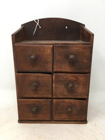 Small 6-Drawer Hanging Spice Cabinet