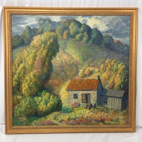 Oil on Board by Roy Trobaugh, 1931