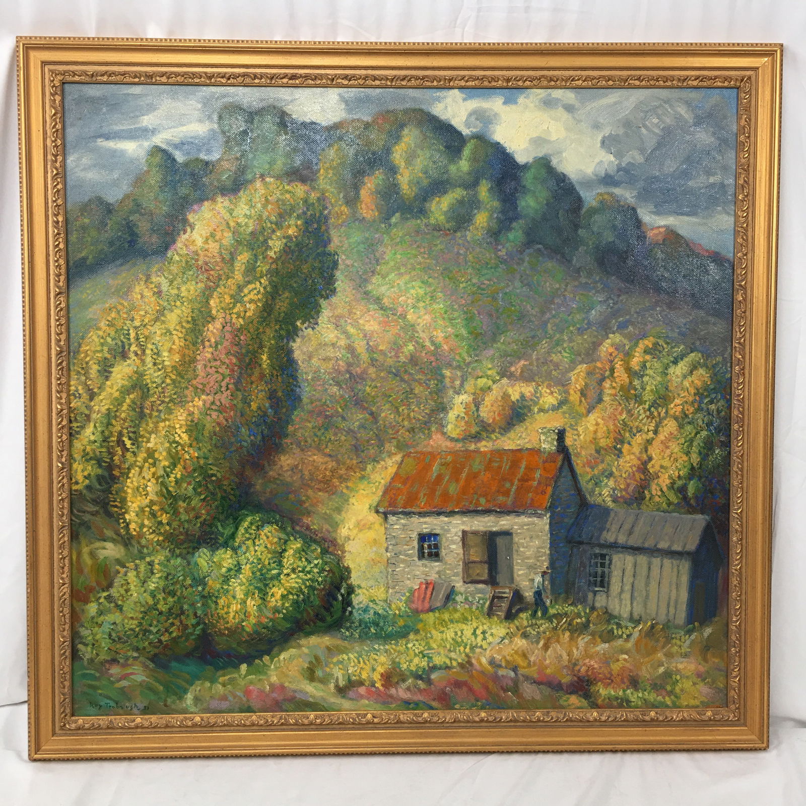 Oil on Board by Roy Trobaugh, 1931 (1 of 6)