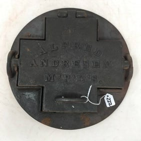 Alfred Andresen Cast Iron Wafer Maker