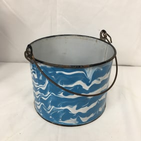 Group of Blue & White Graniteware