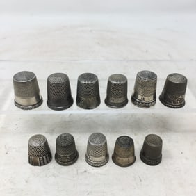 (11) Sterling Thimbles
