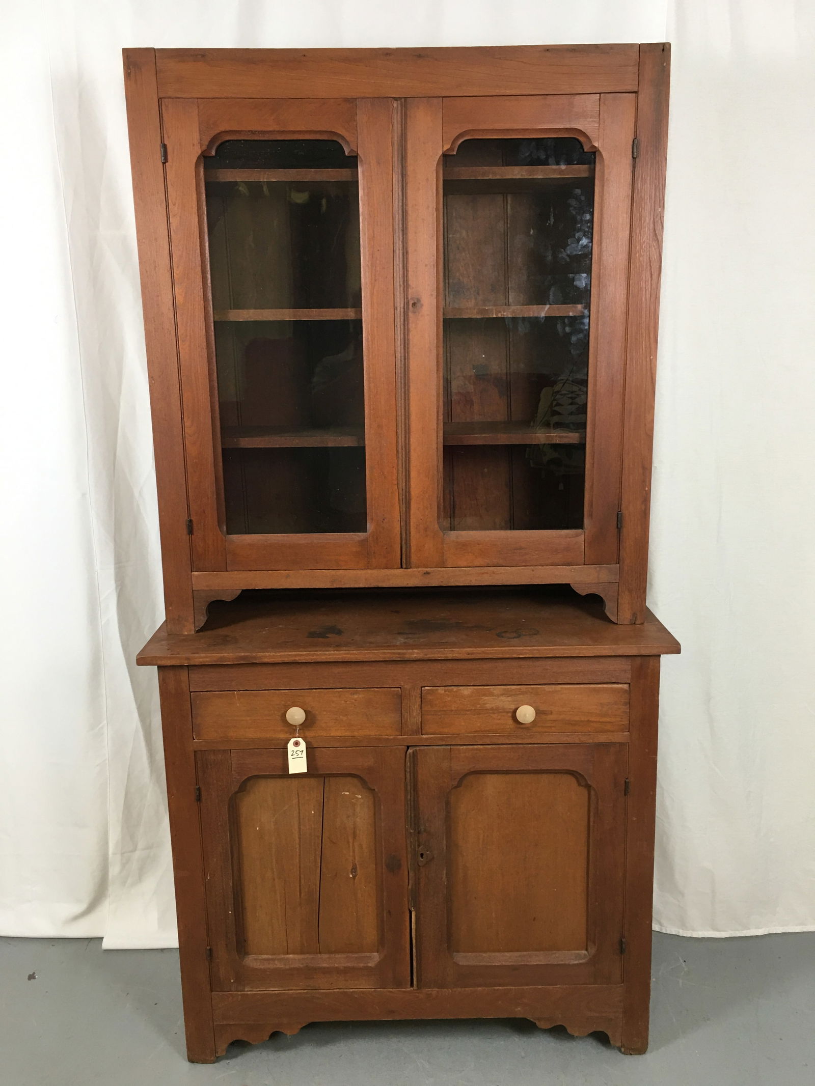 Antique Stepback Cupboard (1 of 10)