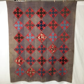 Antique Quilt, "Dove in the Window"