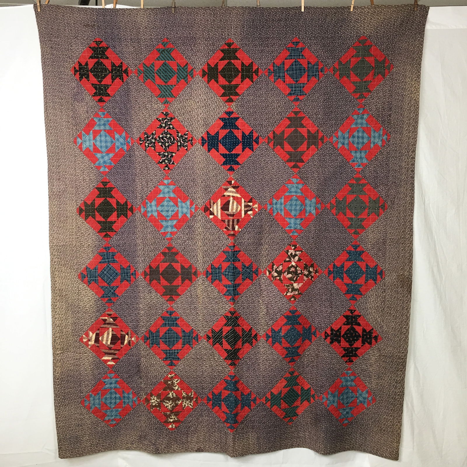 Antique Quilt, "Dove in the Window" (1 of 5)