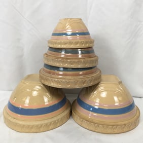 (5) Nesting Stoneware Bowls