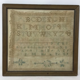1819 Needlework Sampler, Maryan Kimmel, Somerset Co., PA