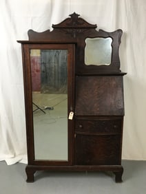 Side By Side Secretary Bookcase