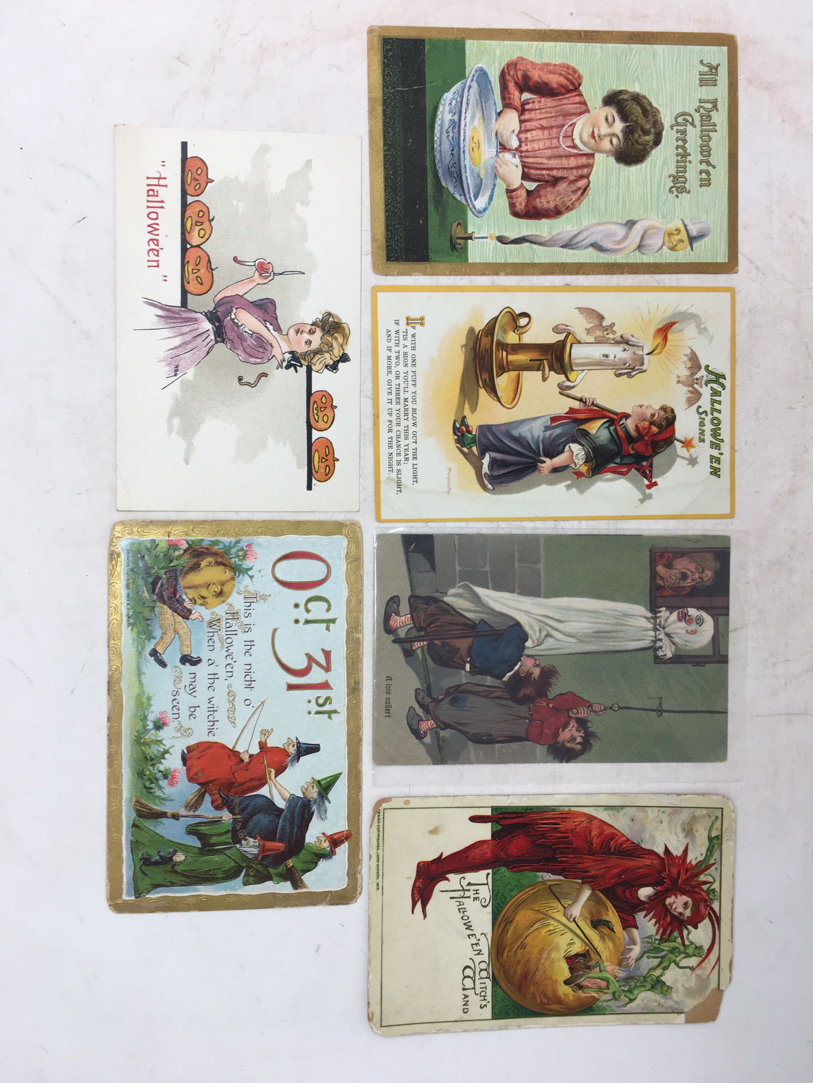 (6) Halloween Postcards (1 of 4)