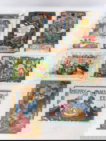 (7) Halloween Postcards