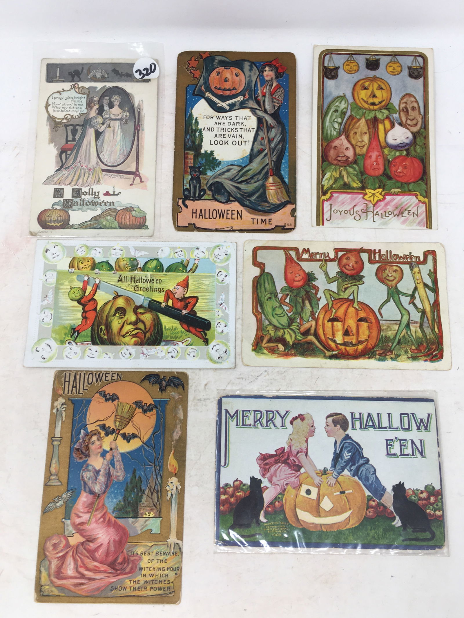 (7) Halloween Postcards (1 of 5)