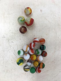 Vintage Akro Agate Marbles