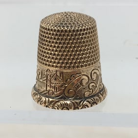 10K Gold Thimble