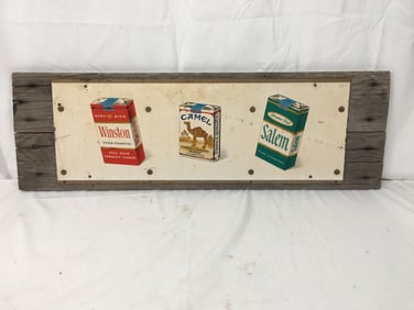 Cigarette Advertising Sign, SST