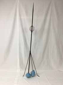 Lightning Rod & (3) Glass Balls