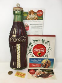 Coke Advertising Thermometer, Ephemera