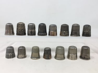(15) Antique & Vintage Thimbles