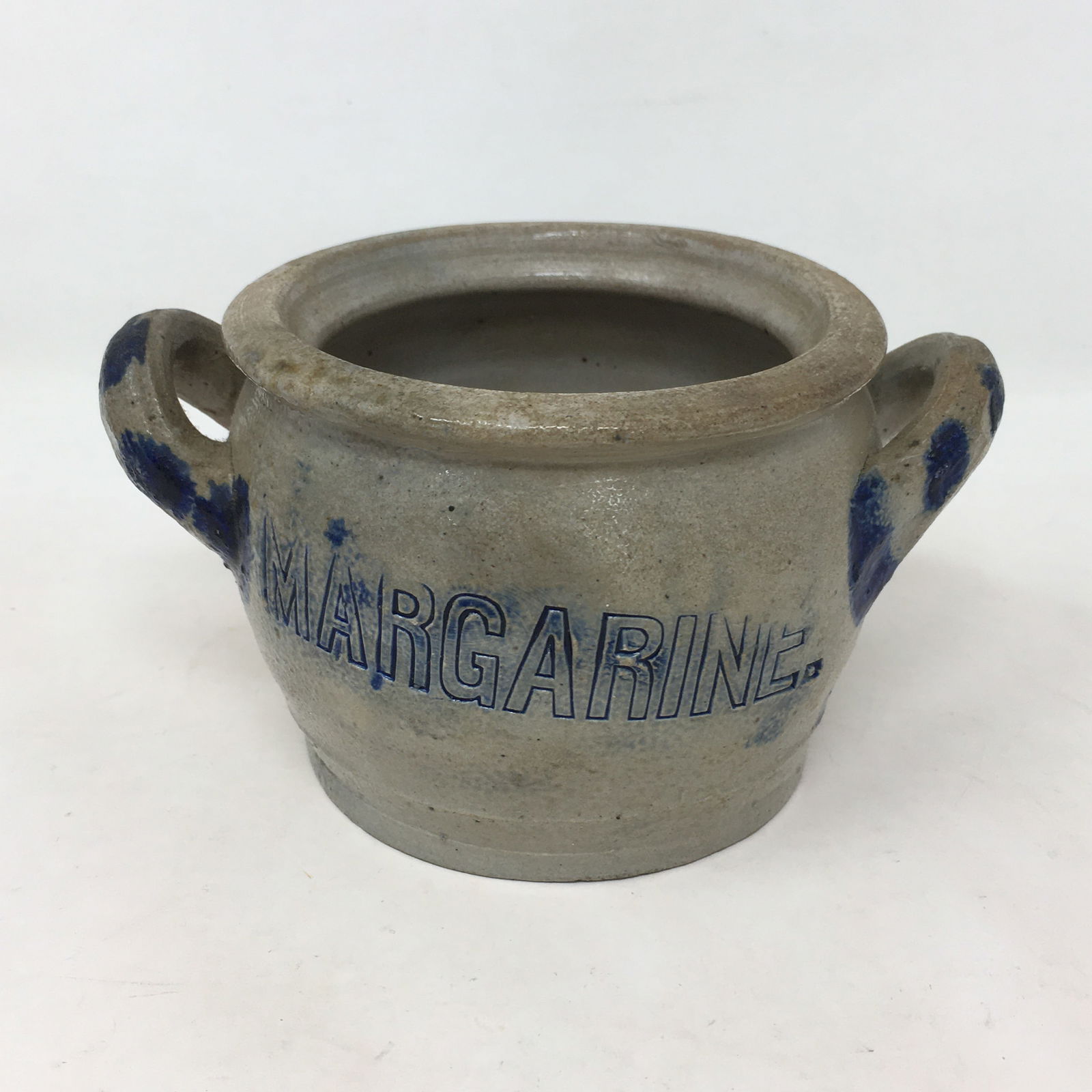Small Stoneware Margarine Crock (1 of 4)