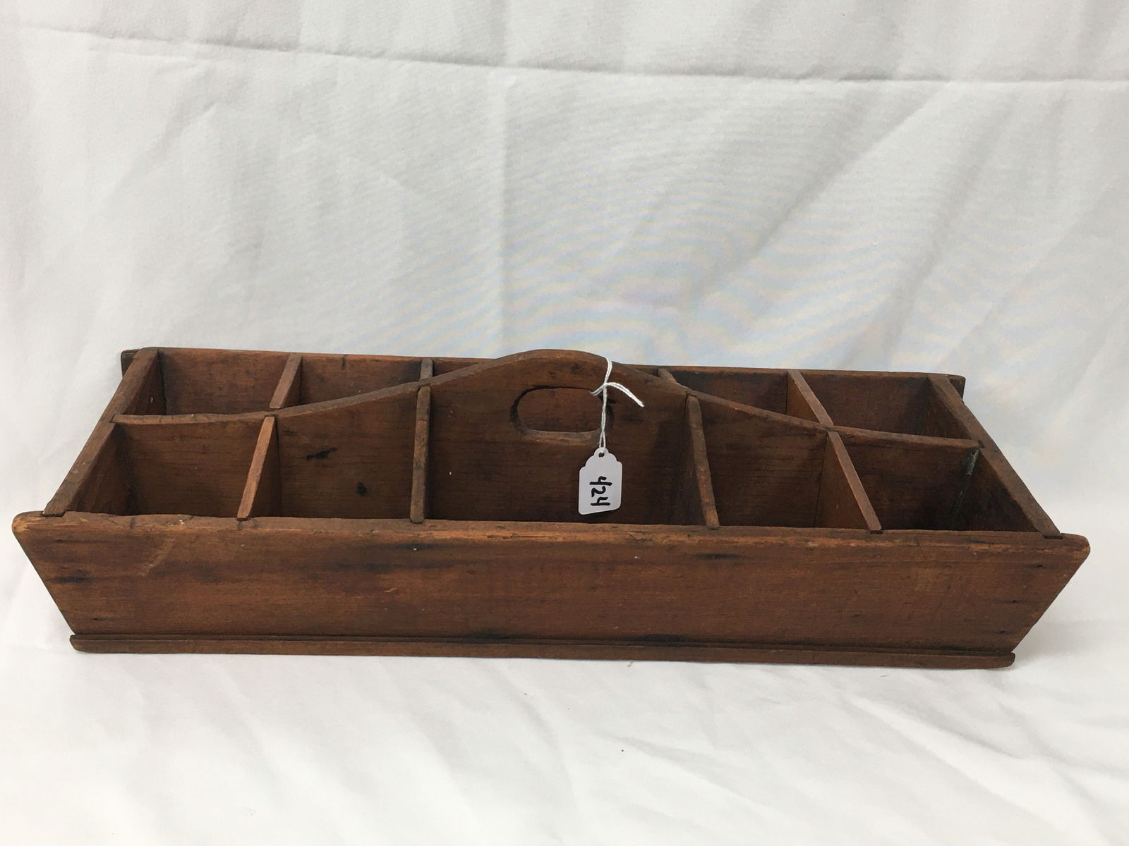 Primitive Divided Wooden Box (1 of 4)