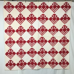 Antique Gentleman's Fancy Quilt