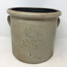 2 Gallon Swan Stoneware Crock