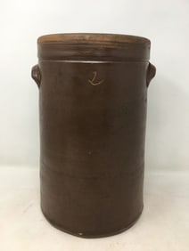 2 Gallon Terra Cotta Stoneware Jar
