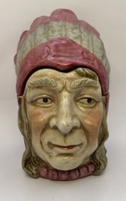 Majolica Indian Chief Humidor