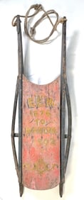 Early Wooden Sled