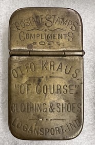 Brass Stamp/Match Case