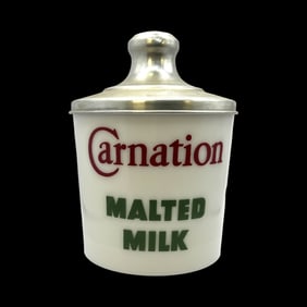 Carnation Malted Milk Advertisement Container